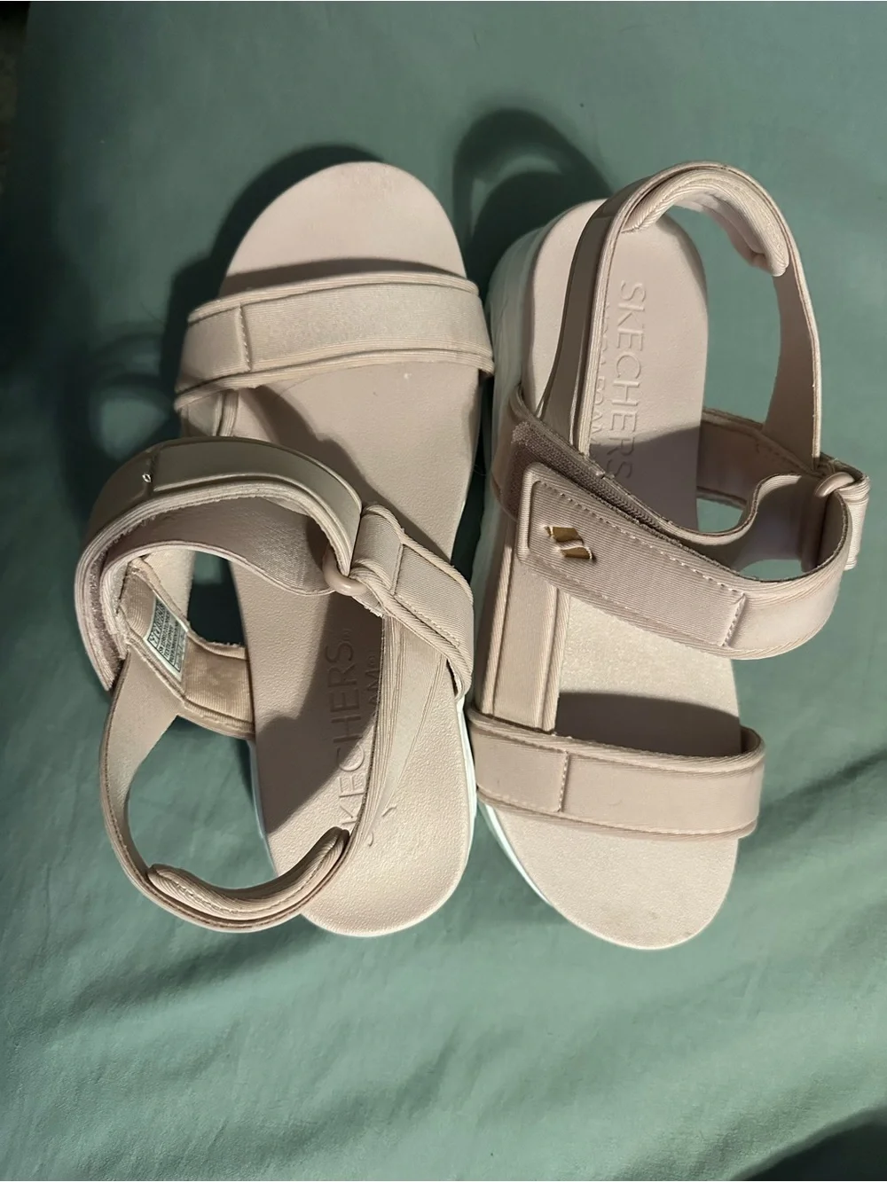 Skechers Pink Platform Sport Sandals
